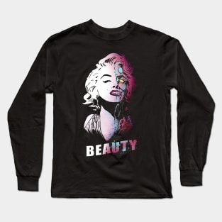 Marilyn Monroe: Beautiful Dead Chick Long Sleeve T-Shirt